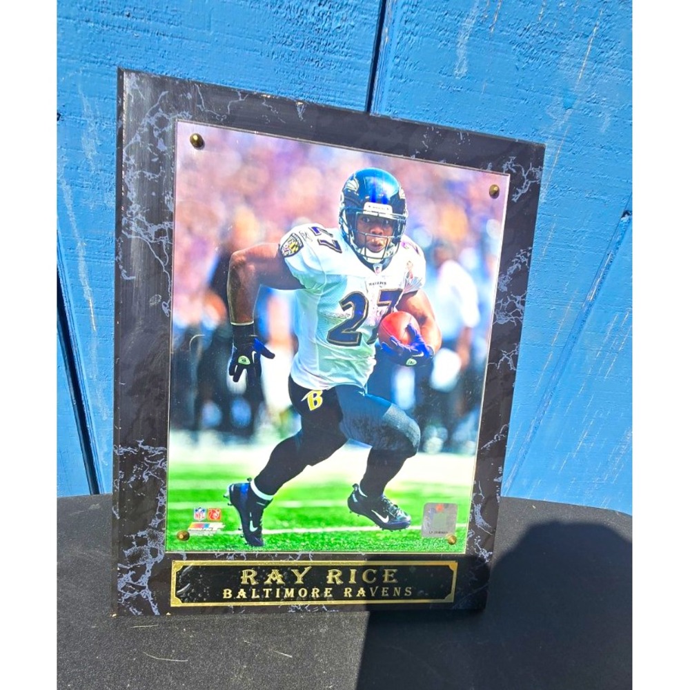 Ray Rice Baltimore Ravens Football Stand-Up Photo Display Plaque